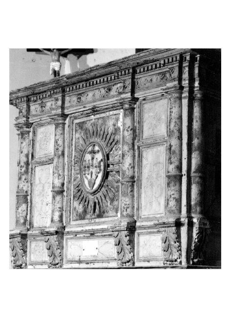 pulpito - ambito pugliese (sec. XVI)