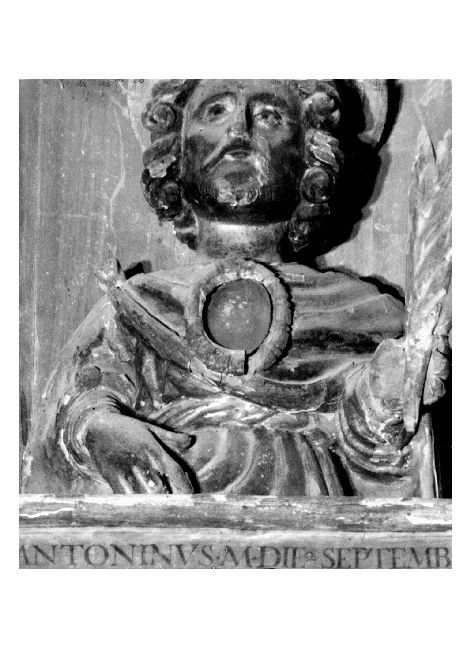 Sant'Antonio (scultura) - ambito pugliese (fine/ inizio secc. XVI/ XVII)