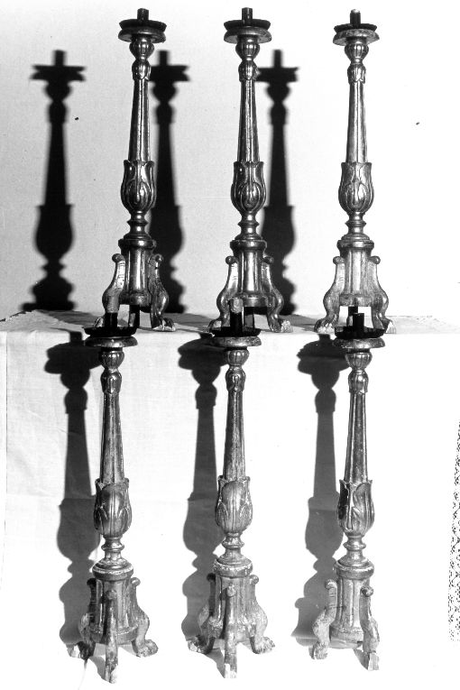 candeliere, serie - produzione Italia meridionale (sec. XVII)