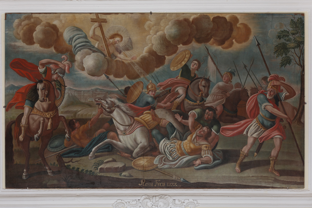 Conversione di San Paolo (dipinto) di Rossi Vincenzo da Bagnoli (sec. XVIII)