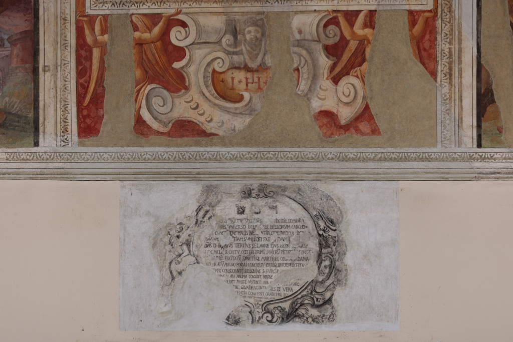 Iscrizione in cartiglio (dipinto, opera isolata) - ambito molisano (prima metà sec. XVII)