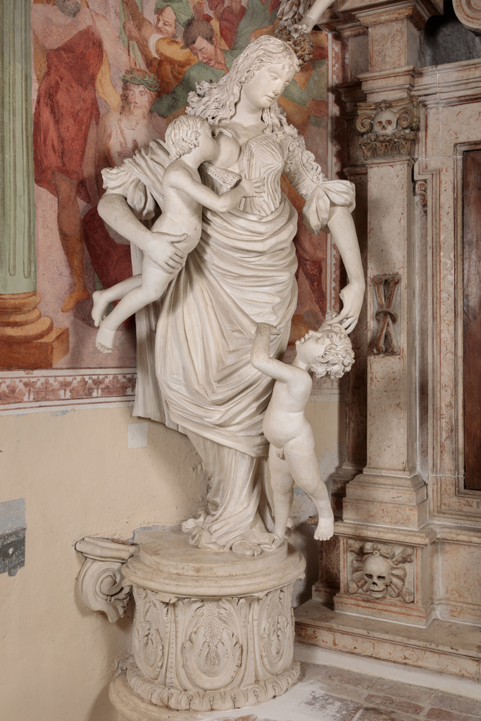 La Carità (gruppo scultoreo, elemento d'insieme) - bottega Italia meridionale (prima metà sec. XVIII)