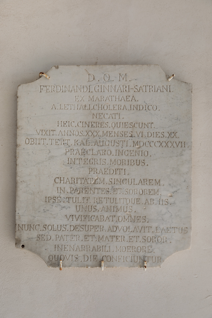 lapide, opera isolata - bottega molisana (sec. XIX)