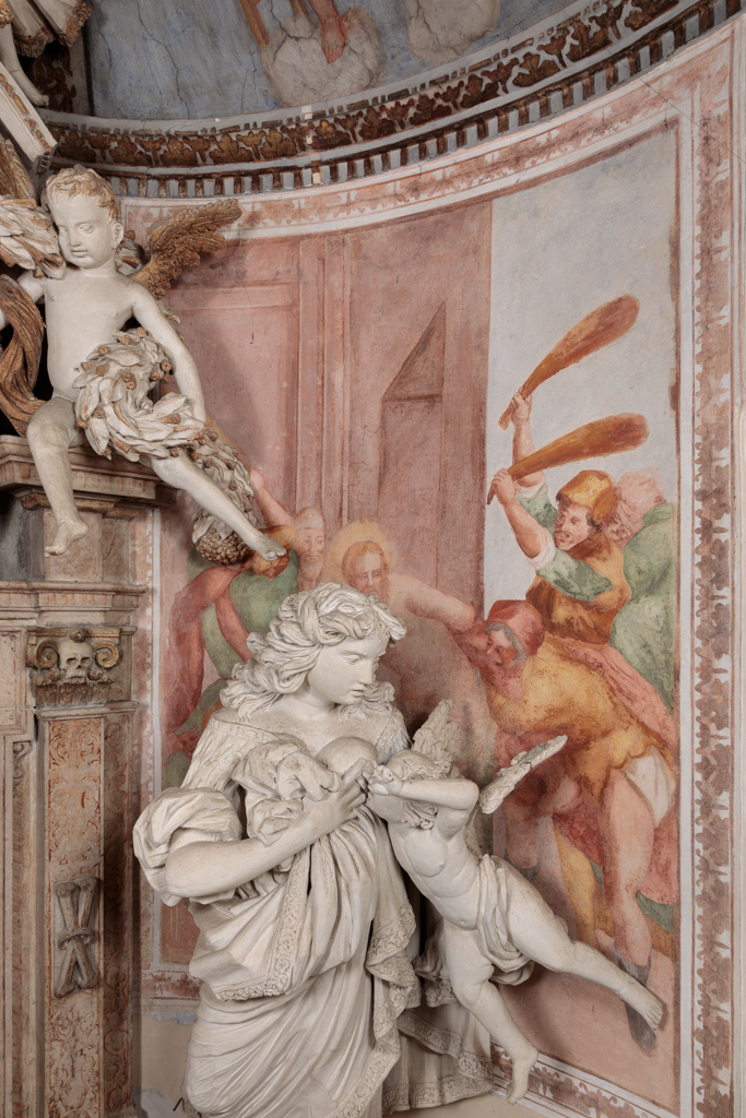 Flagellazione di Cristo (dipinto, elemento d'insieme) - ambito napoletano (primo quarto sec. XVII)
