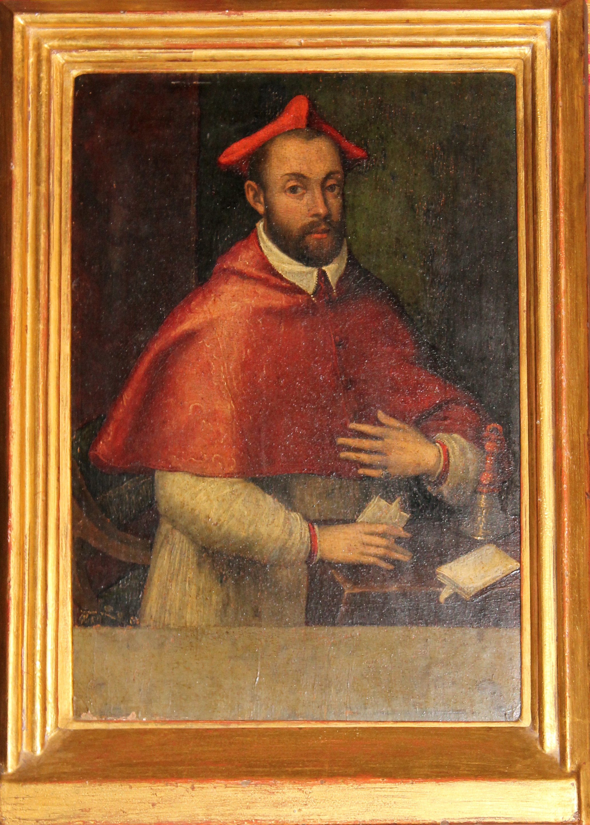 ritratto di Francesco Gonzaga (dipinto) di Ghisoni Fermo detto Fermo da Caravaggio (bottega) (XVI)