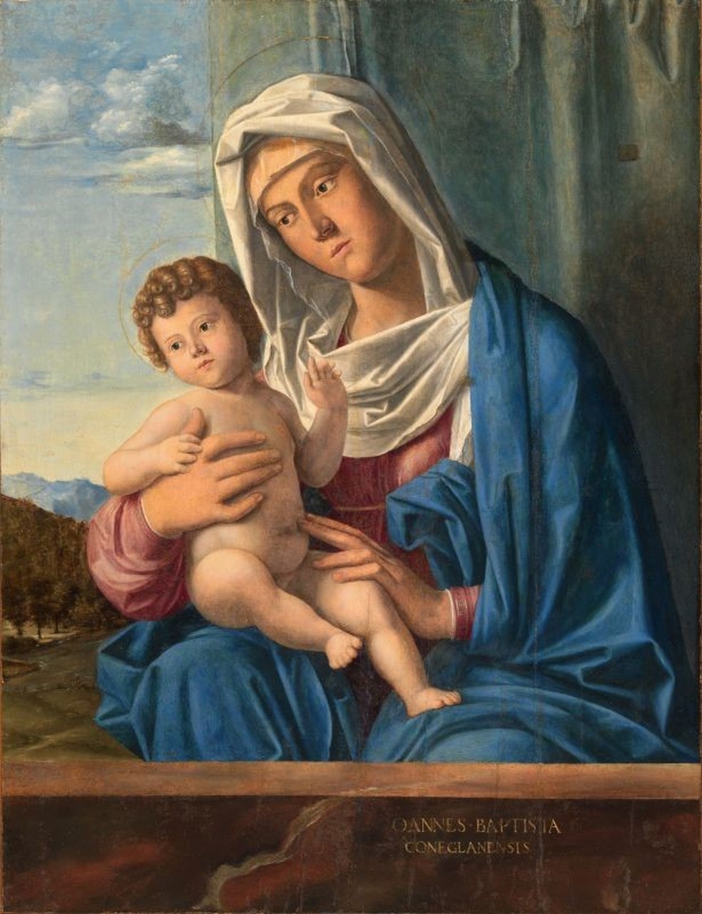 Madonna Cook, Madonna con Bambino (dipinto) di Cima Giovanni Battista detto Cima Da Conegliano (fine/ inizio XV/XVI)