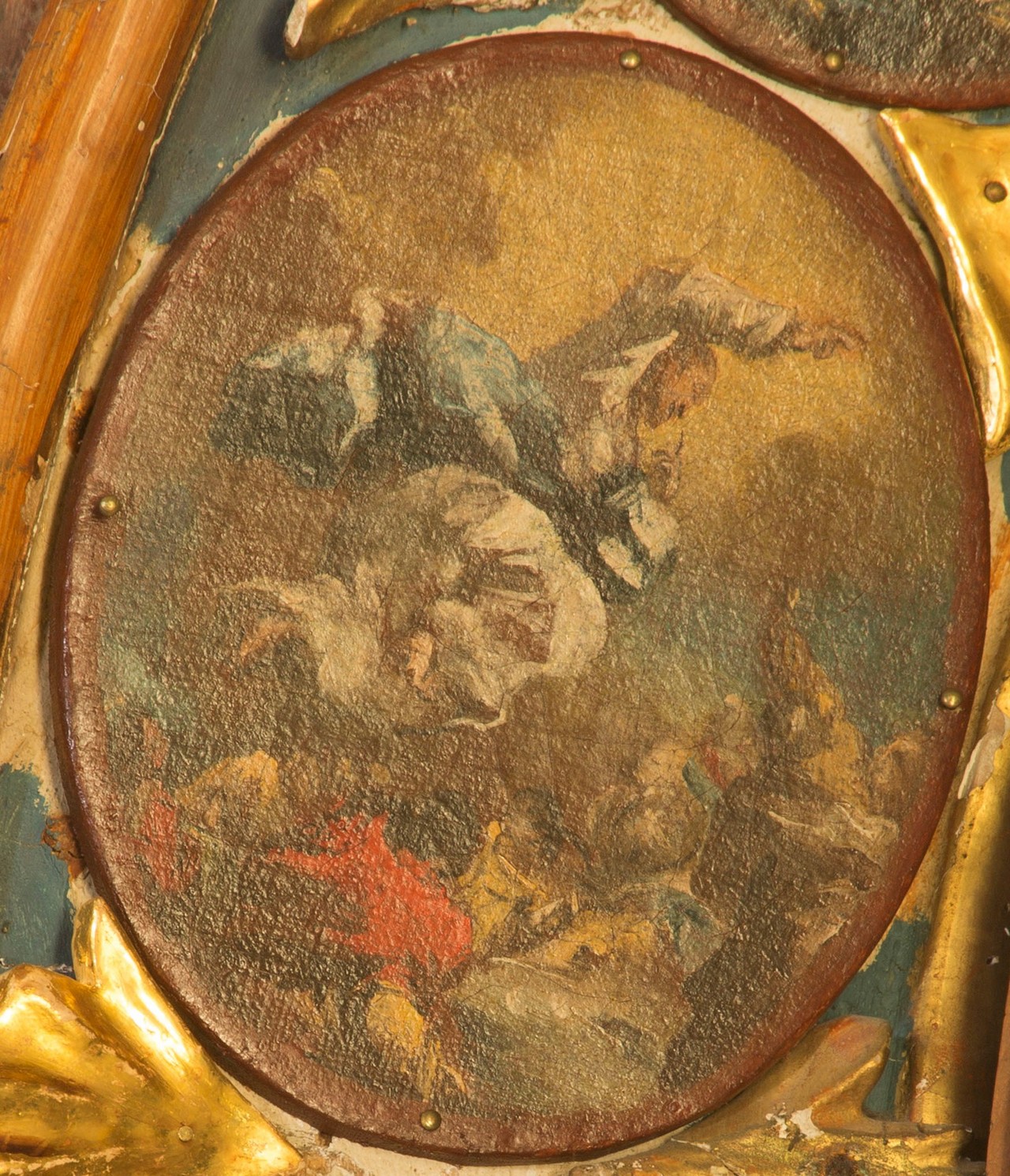 Ascensione di Cristo (dipinto, elemento d'insieme) di Guardi Francesco (attribuito) - ambito veneto (ultimo quarto sec. XVIII)