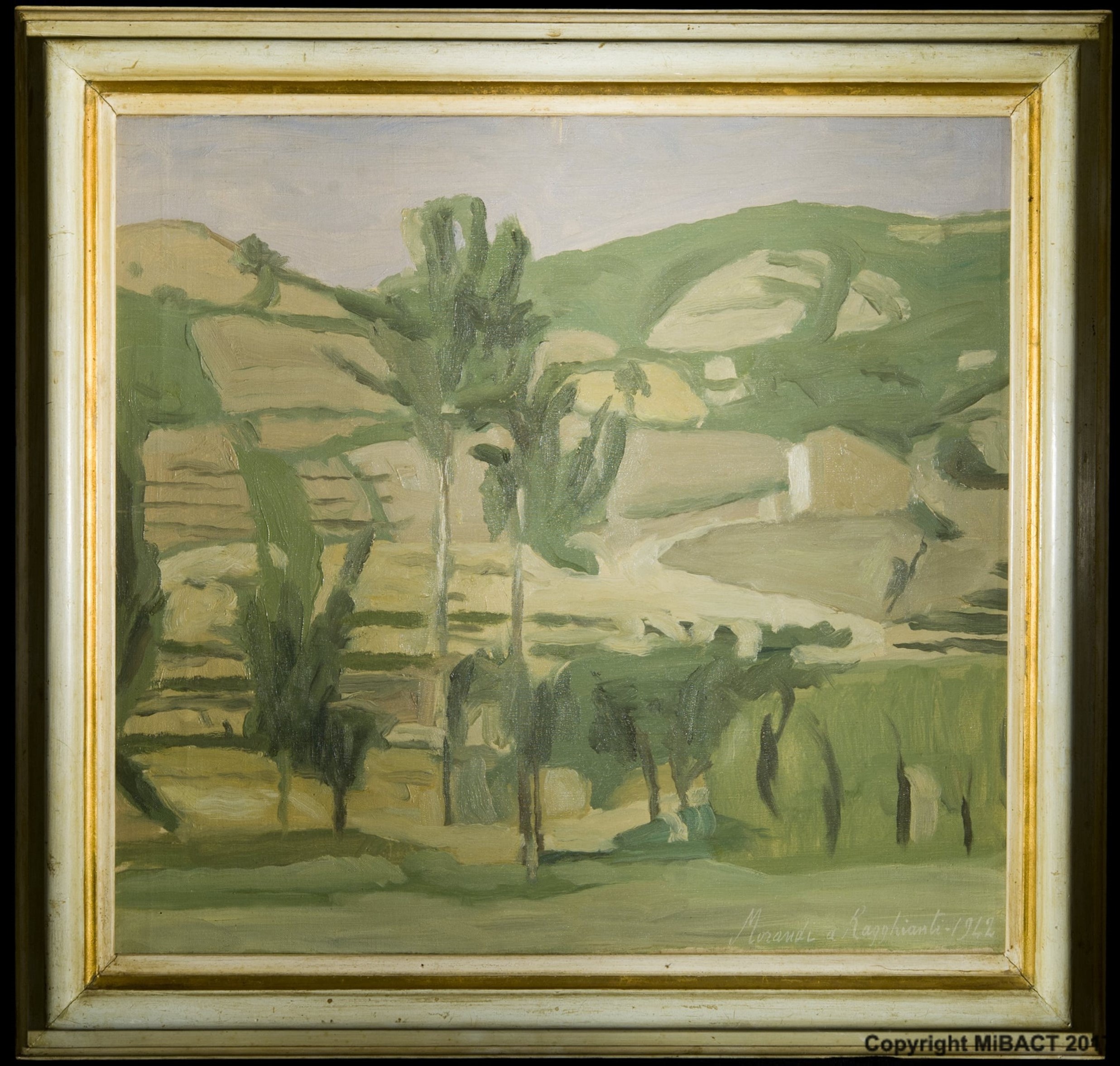 Paesaggio a Grizzana (dipinto) di Morandi Giorgio (sec. XX)