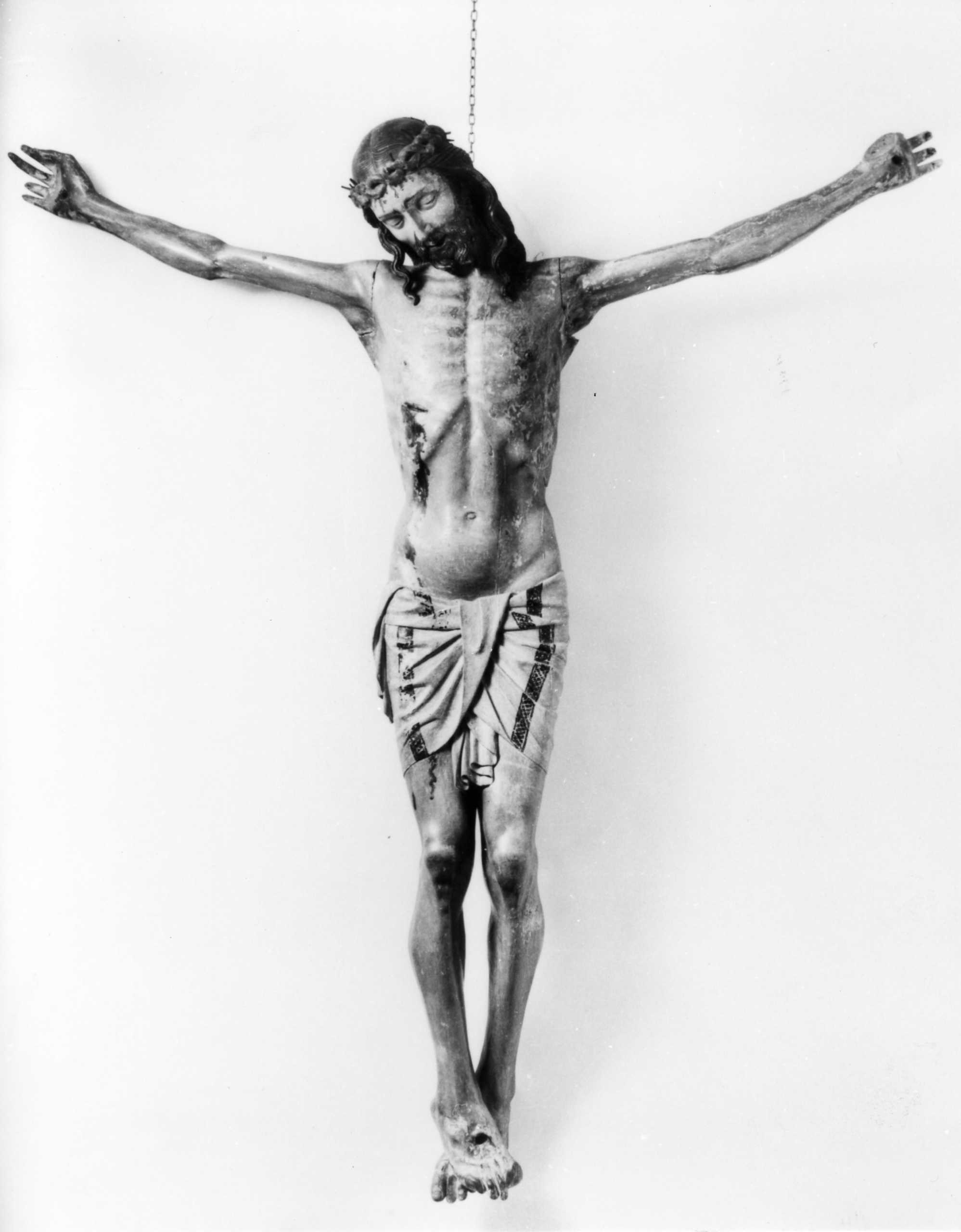 Cristo crocifisso (scultura) - ambito veneto (sec. XV)