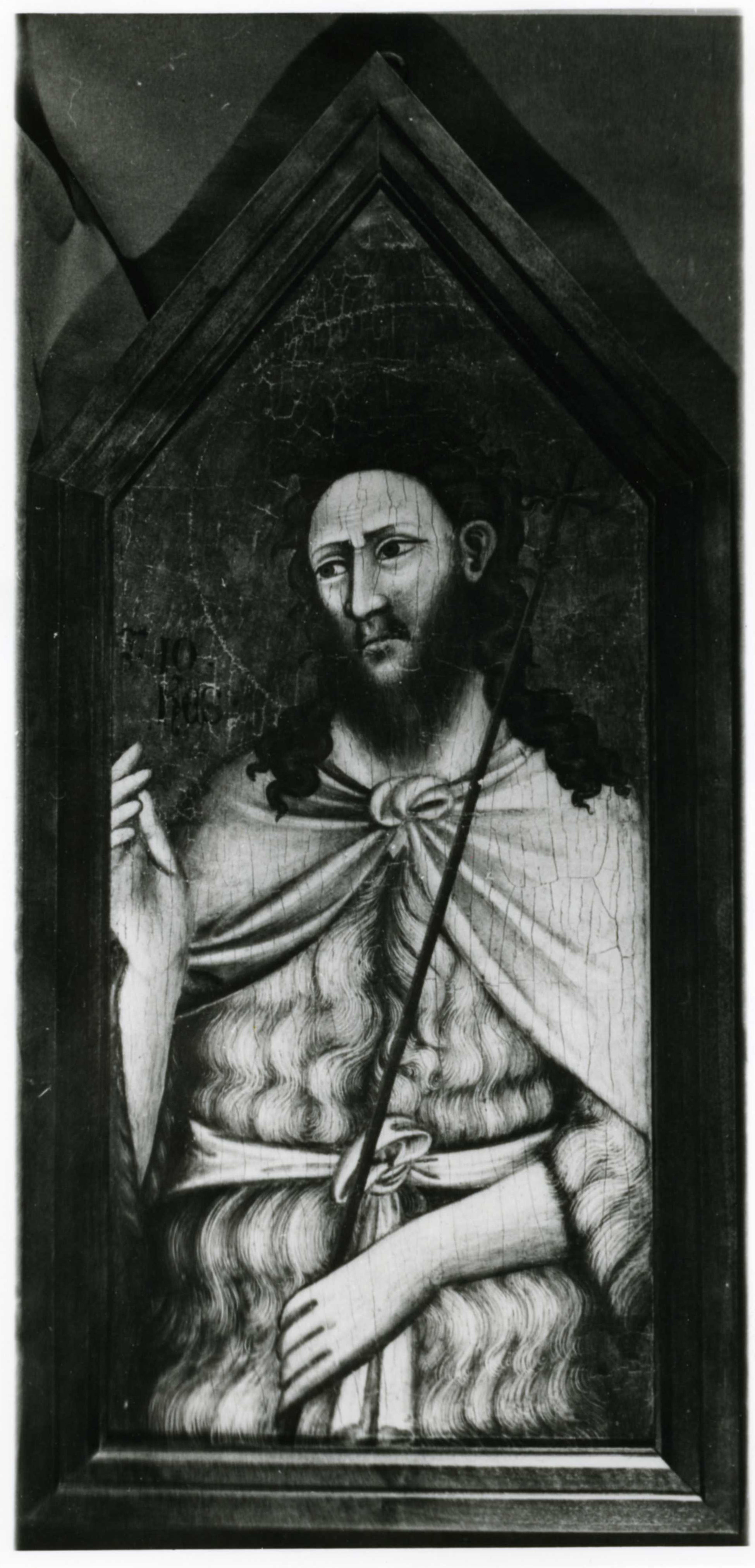 San Giovanni Battista (dipinto, elemento d'insieme) di Pacino di Buonaguida (sec. XIV)