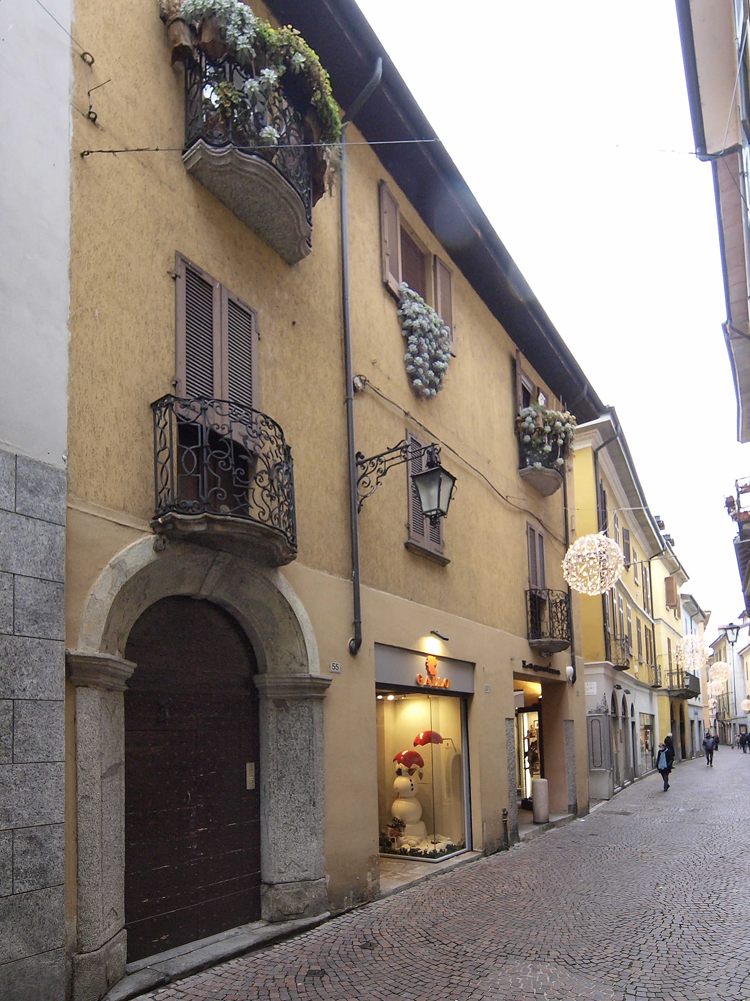 [casa in via Cavour, 55] (casa) - ARONA (NO)  (XIX, inizio)