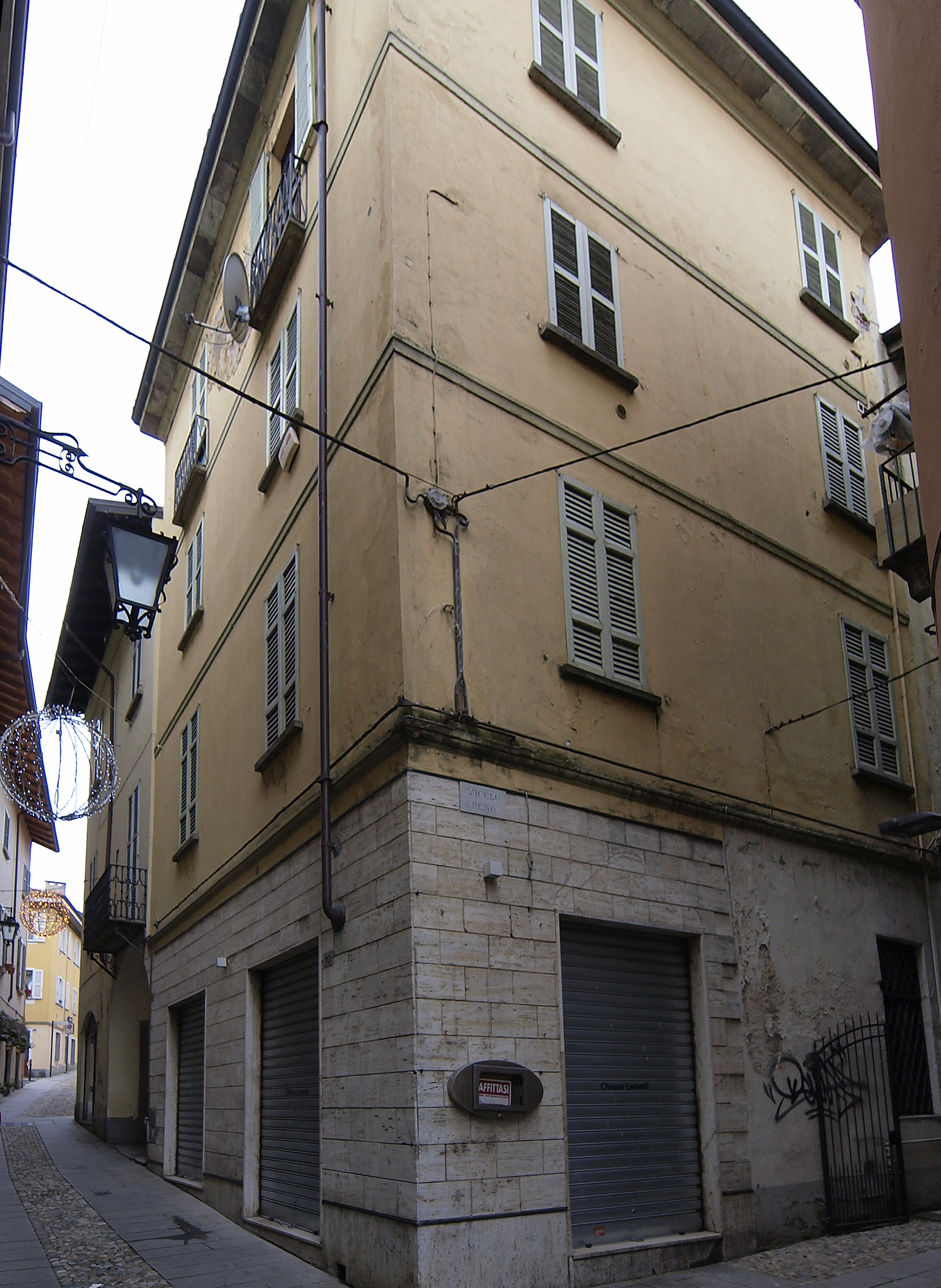 [casa in via Bottelli, 14] (casa) - ARONA (NO)  (XIX, seconda metà)