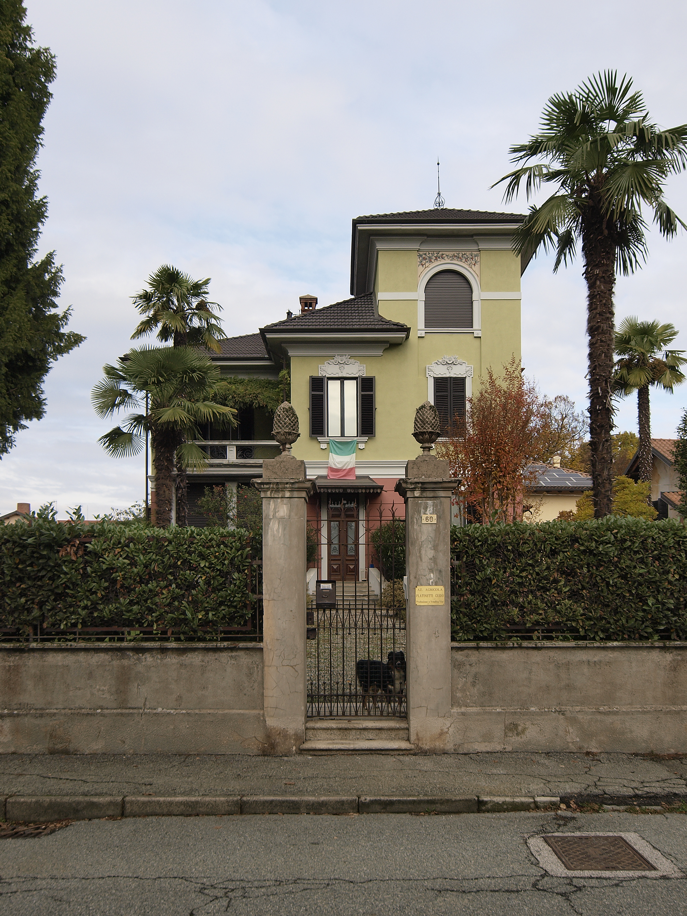 Villa Fontana-Platinetti, già De Giuli (villa) - GHEMME (NO)  (XX, primo quarto)