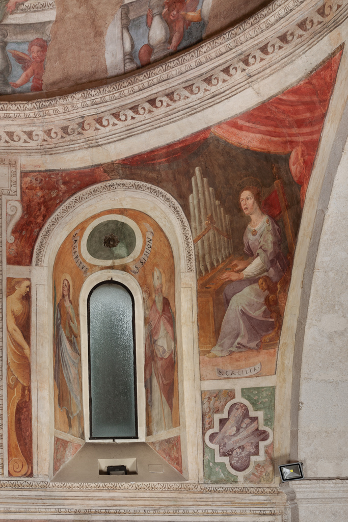 Santa Cecilia (dipinto) di Beltrano Agostino (attribuito) - ambito Italia centro-meridionale (XVII)