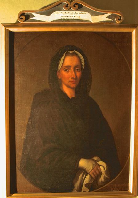 Ritratto di Ottavia Furietti Moroni in abito monacale (dipinto) di Ghislandi, Vittore (detto Fra' Galgario) (sec. XVIII)