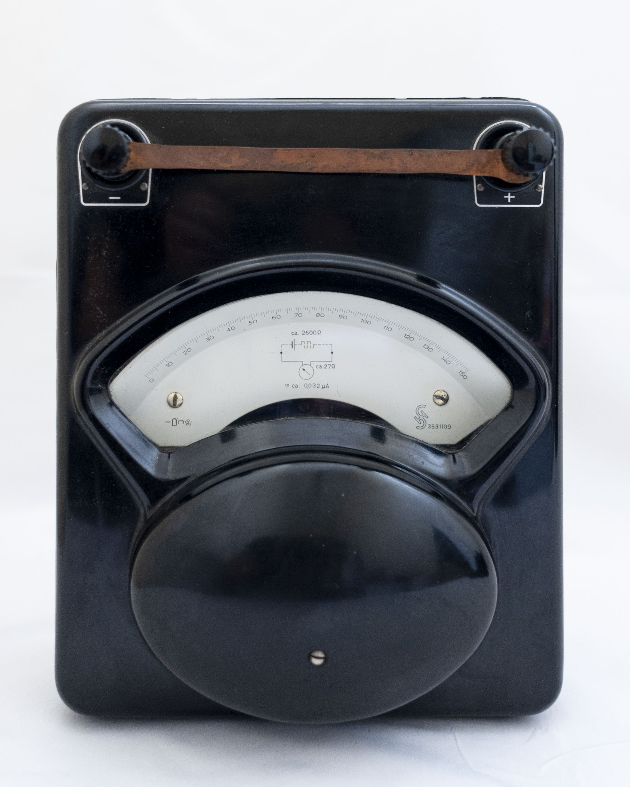 galvanometro, a indice luminoso di Siemens & Halske (anni trenta XX)