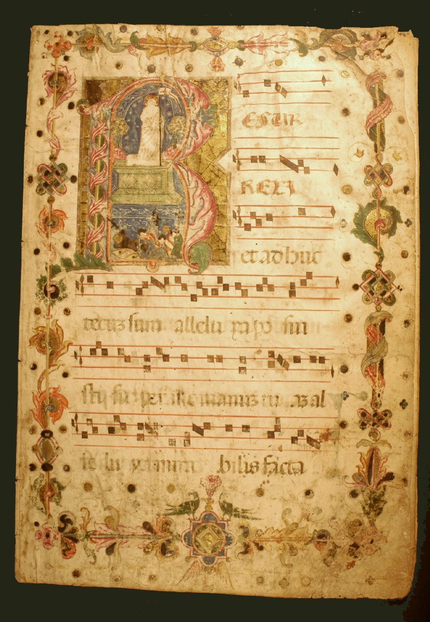 quaternione, opera isolata - ambito italiano (XV)