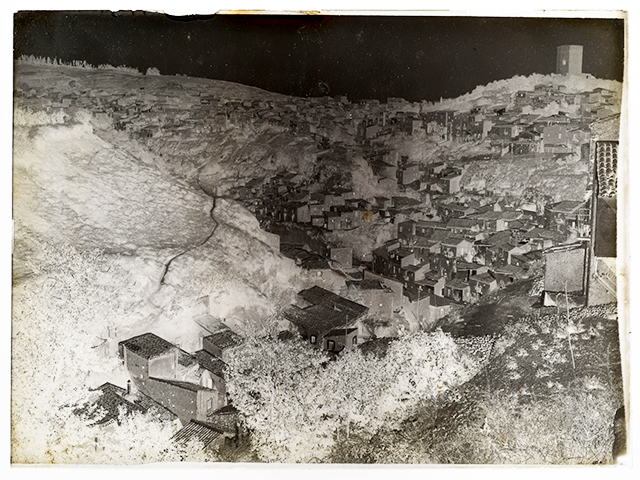 Enna - panorama della città (negativo, serie) di Carta, Rosario (secondo quarto XX)