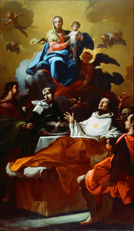 San Nicola da Tolentino resuscita le starne (dipinto) di Betti Sigismondo (secondo quarto XVIII)