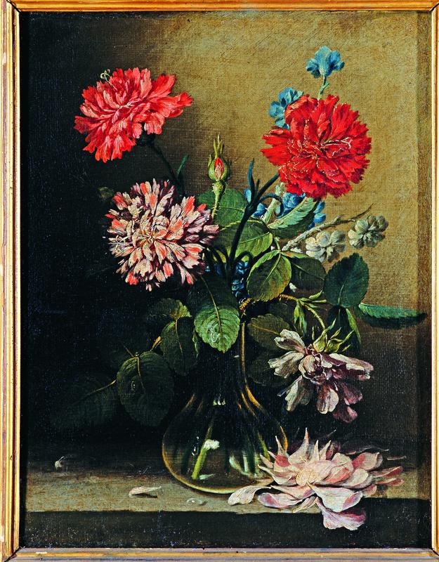Vaso con fiori, Natura morta (dipinto) di Stern Ludovico (metà XVIII)