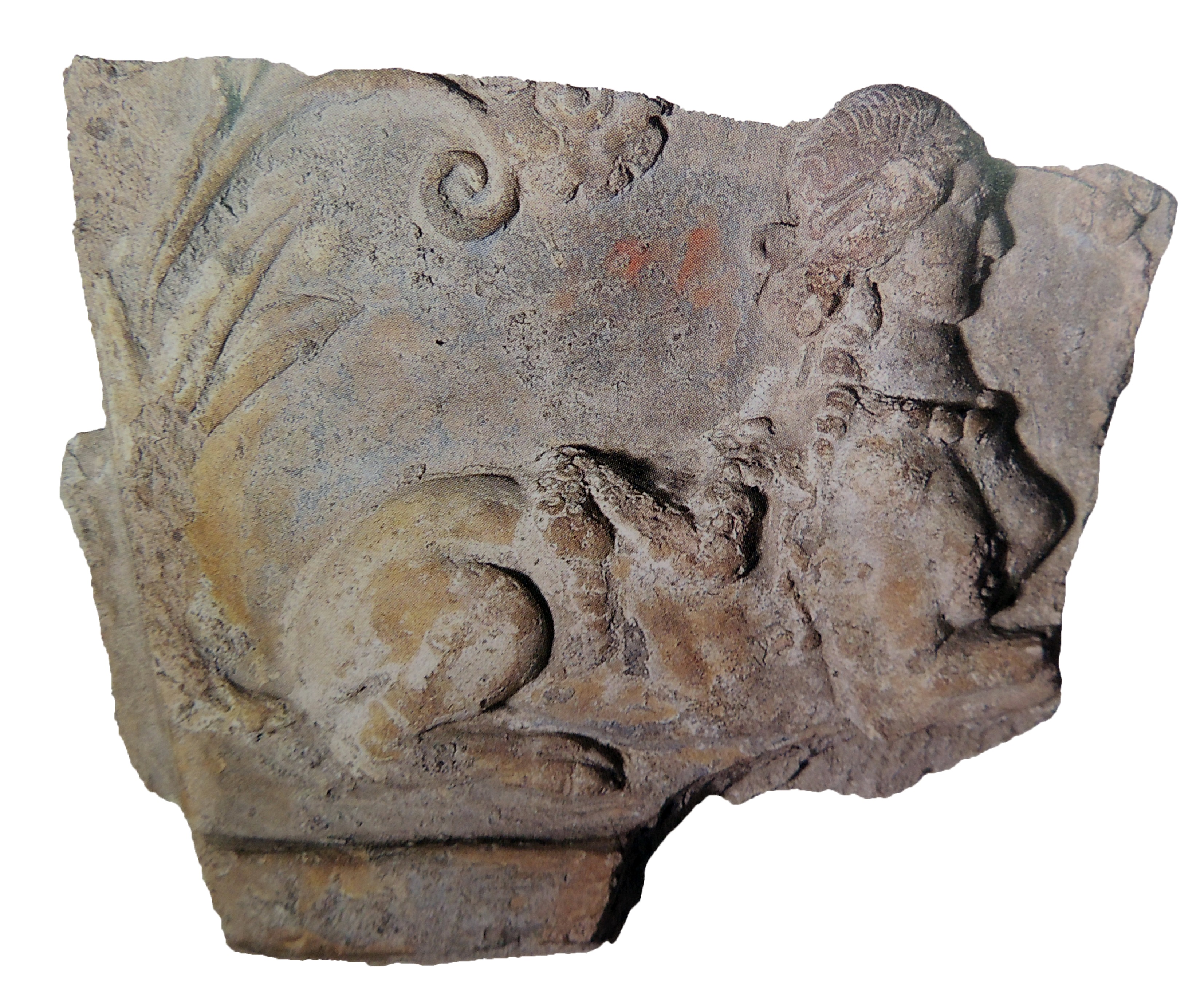 Sima con motivo egittizzante - sfinge accucciata (sima) (SECOLI/ I)