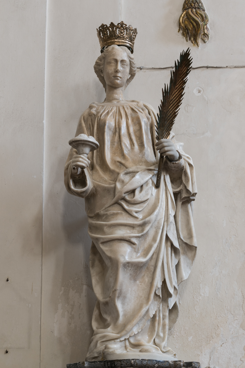 Santa Lucia (statua, opera isolata) di Ignoto (bottega) - ambito siciliano (prima metà XVI)
