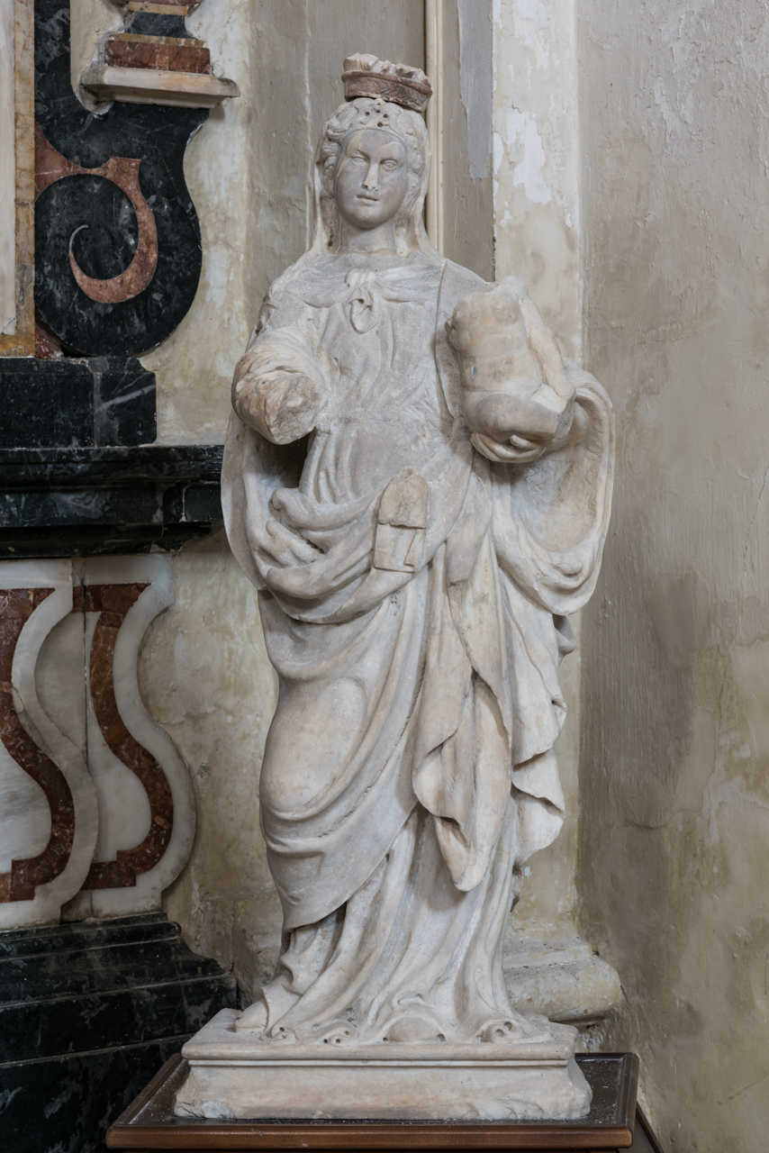 Madonna del Carmelo (statua, opera isolata) di Ignoto (bottega) - ambito siciliano (prima metà XVI)