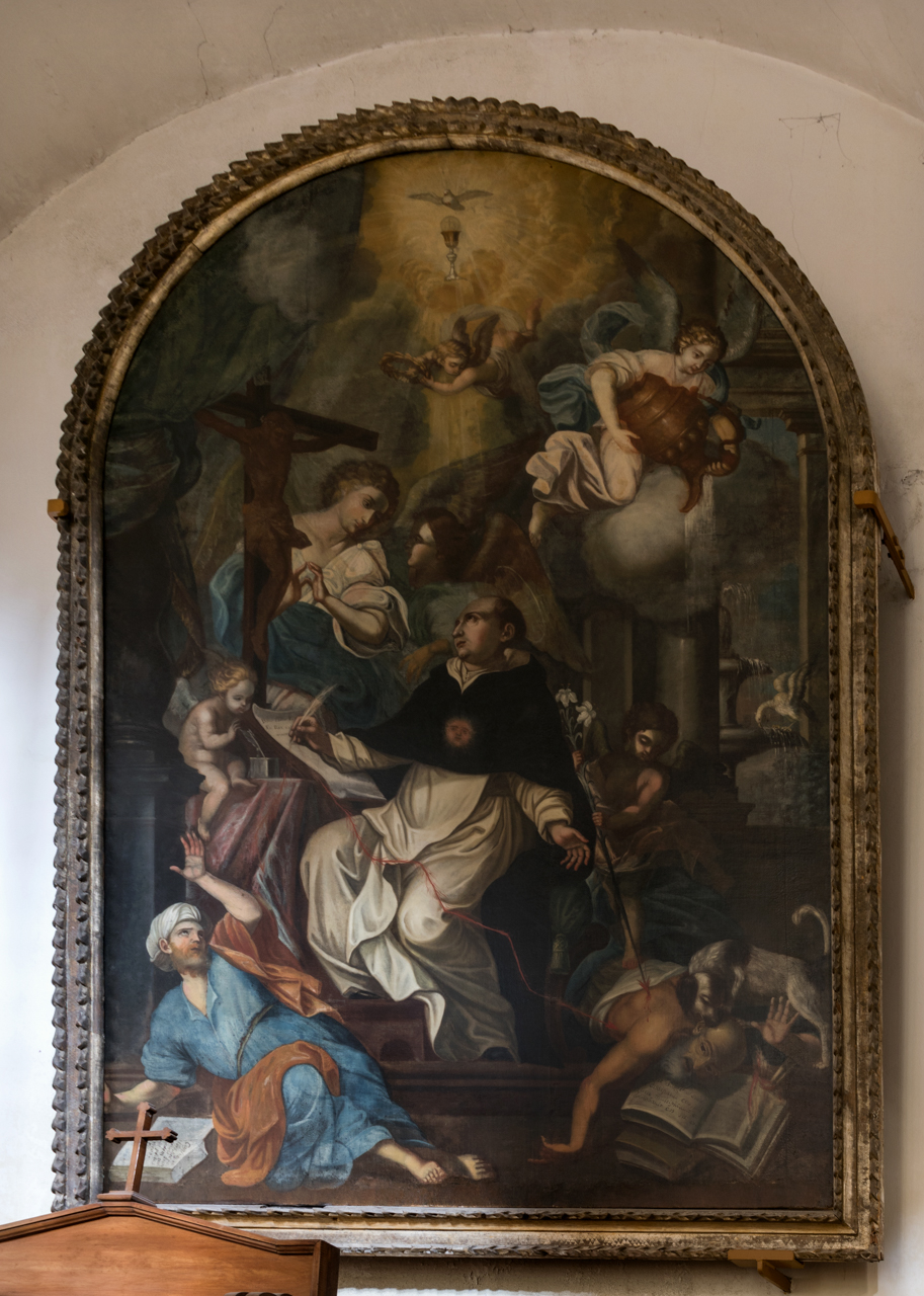 San Domenico (dipinto, opera isolata) di Ignoto (attribuito) - produzione siciliana (prima metà XVIII)