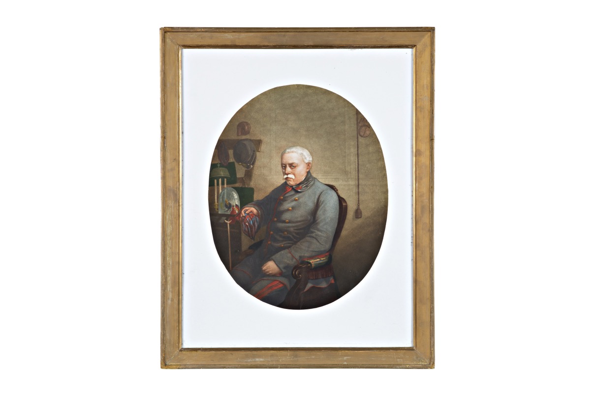 Josef Radetzky, Ritratto di Josef Radetzky da un dipinto di Julius Schnorr von Carolsfeld (stampa) di Mayer Christian (XIX)