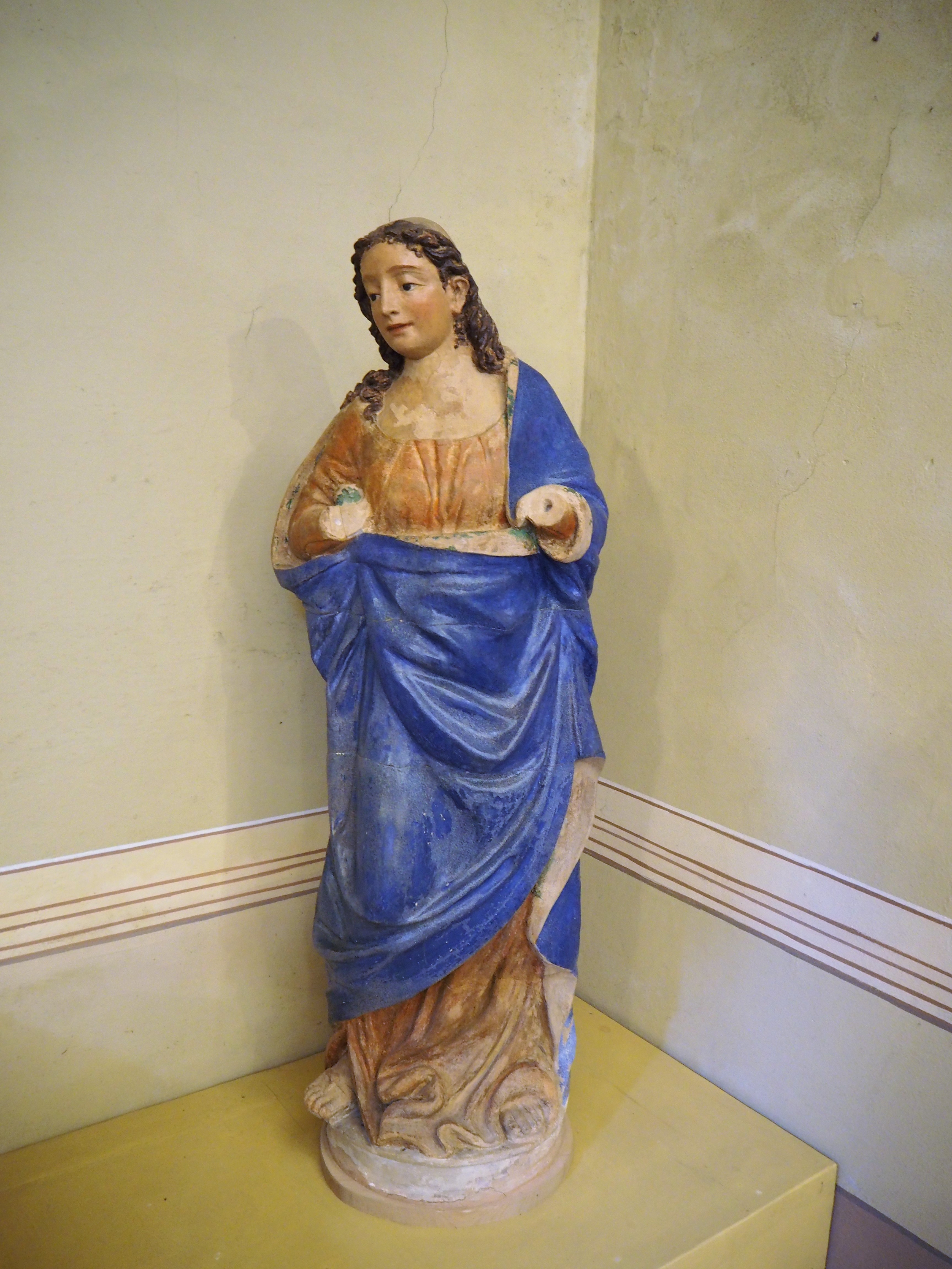 Madonna Annunciata (statua, elemento d'insieme) di Zacchi Zaccaria detto Zaccaria da Volterra (fine/ inizio XV-XVI)