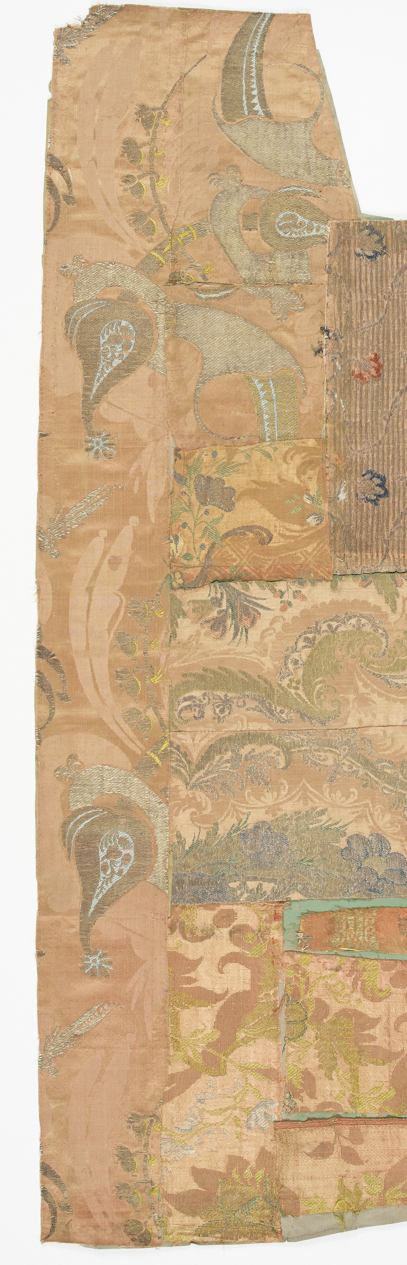 tessuto, frammento - manifattura francese (primo quarto XVIII)