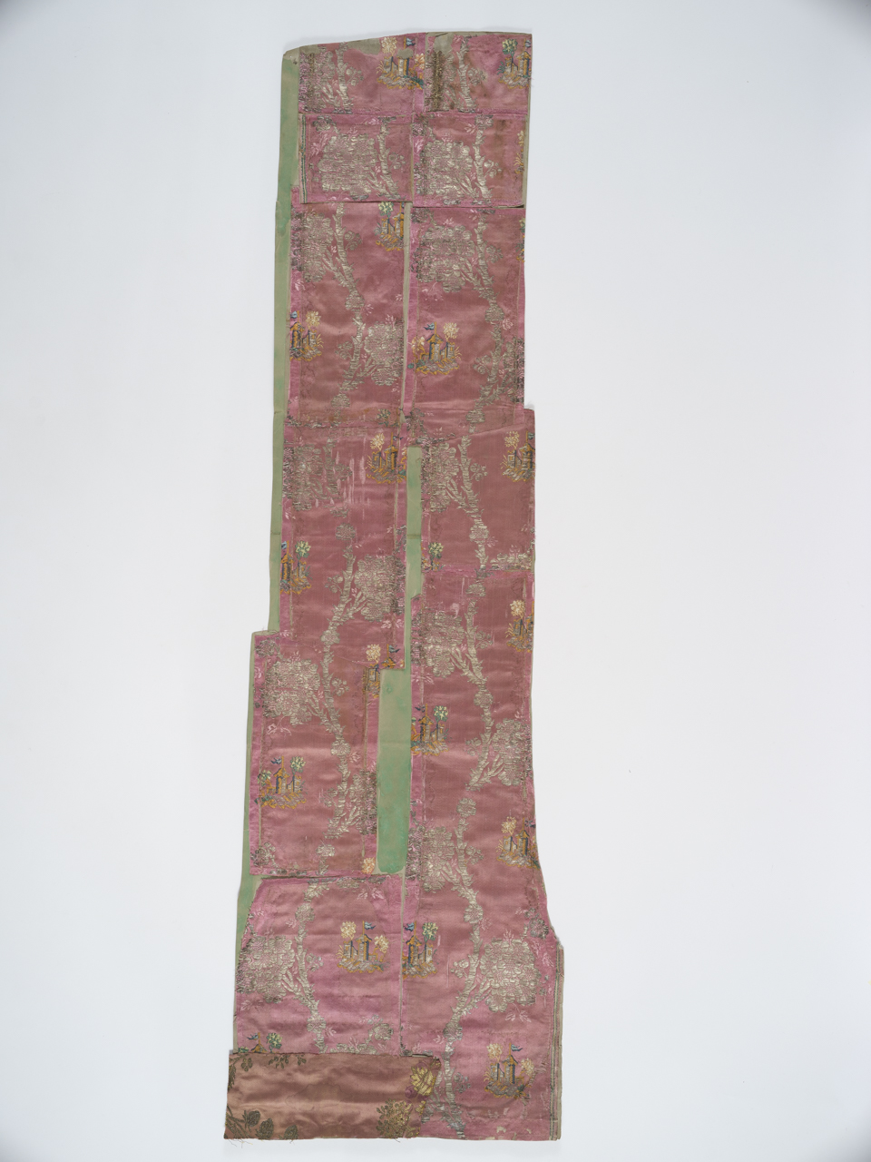 tessuto, frammento - manifattura inglese (prima metà XVIII)