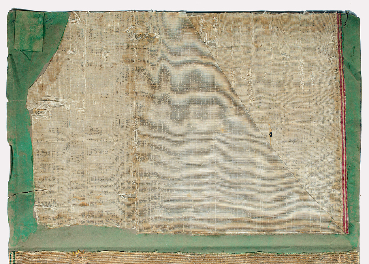 tessuto, frammento - manifattura italiana (XIX)