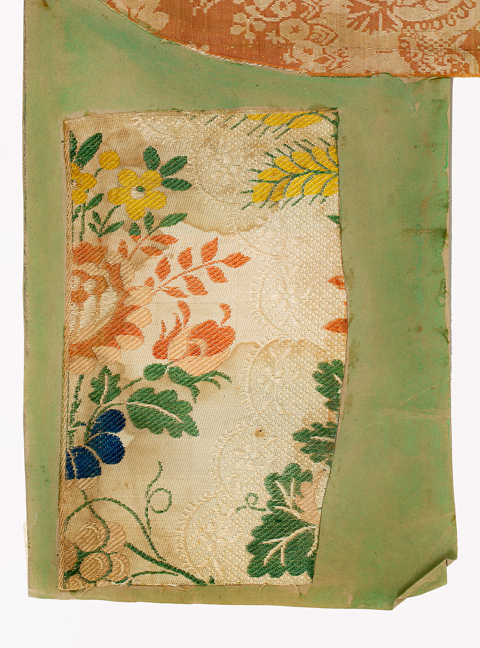 tessuto, frammento - manifattura italiana (fine/ inizio XVIII-XIX)