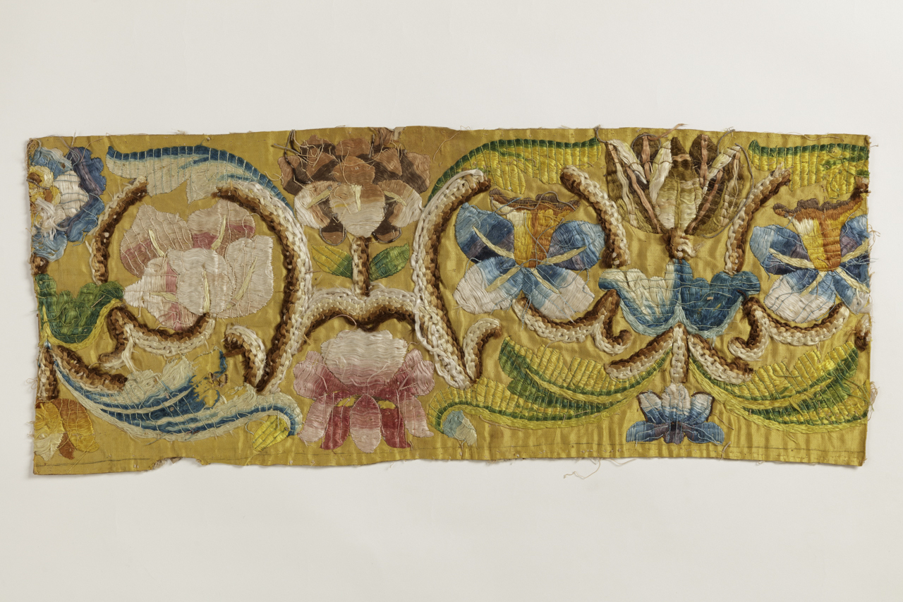 bordo, frammento - manifattura genovese (terzo quarto XVII)