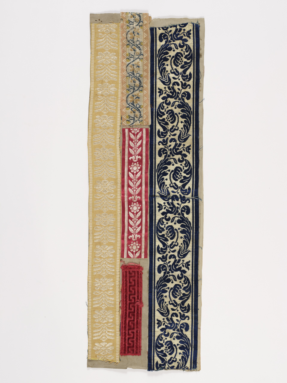 repertorio di galloni, frammento - manifattura italiana (fine/ metà XVIII-XIX)