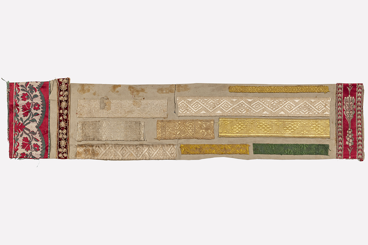 repertorio di galloni e bordure, frammento - manifattura italiana (XIX)