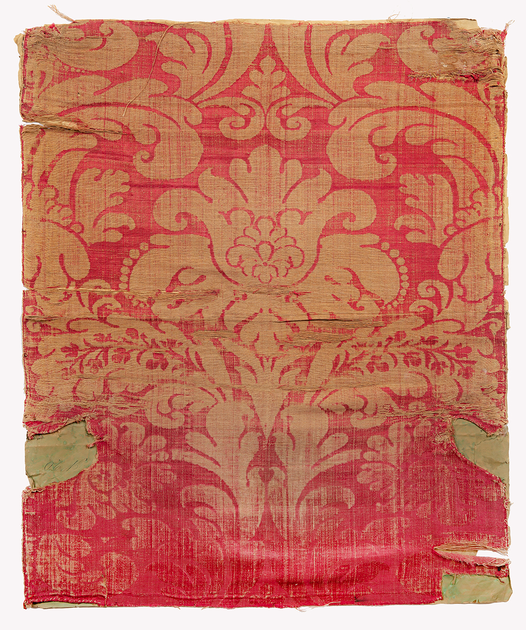 tessuto, frammento - manifattura italiana (metà/ metà XVII-XVIII)