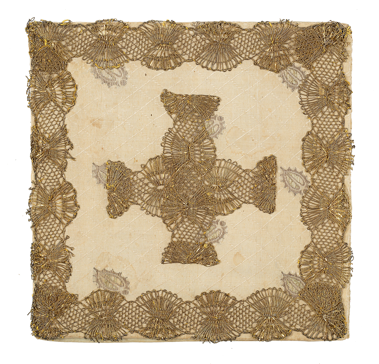 borsa del corporale, opera isolata - manifattura francese, manifattura italiana (inizio XIX)