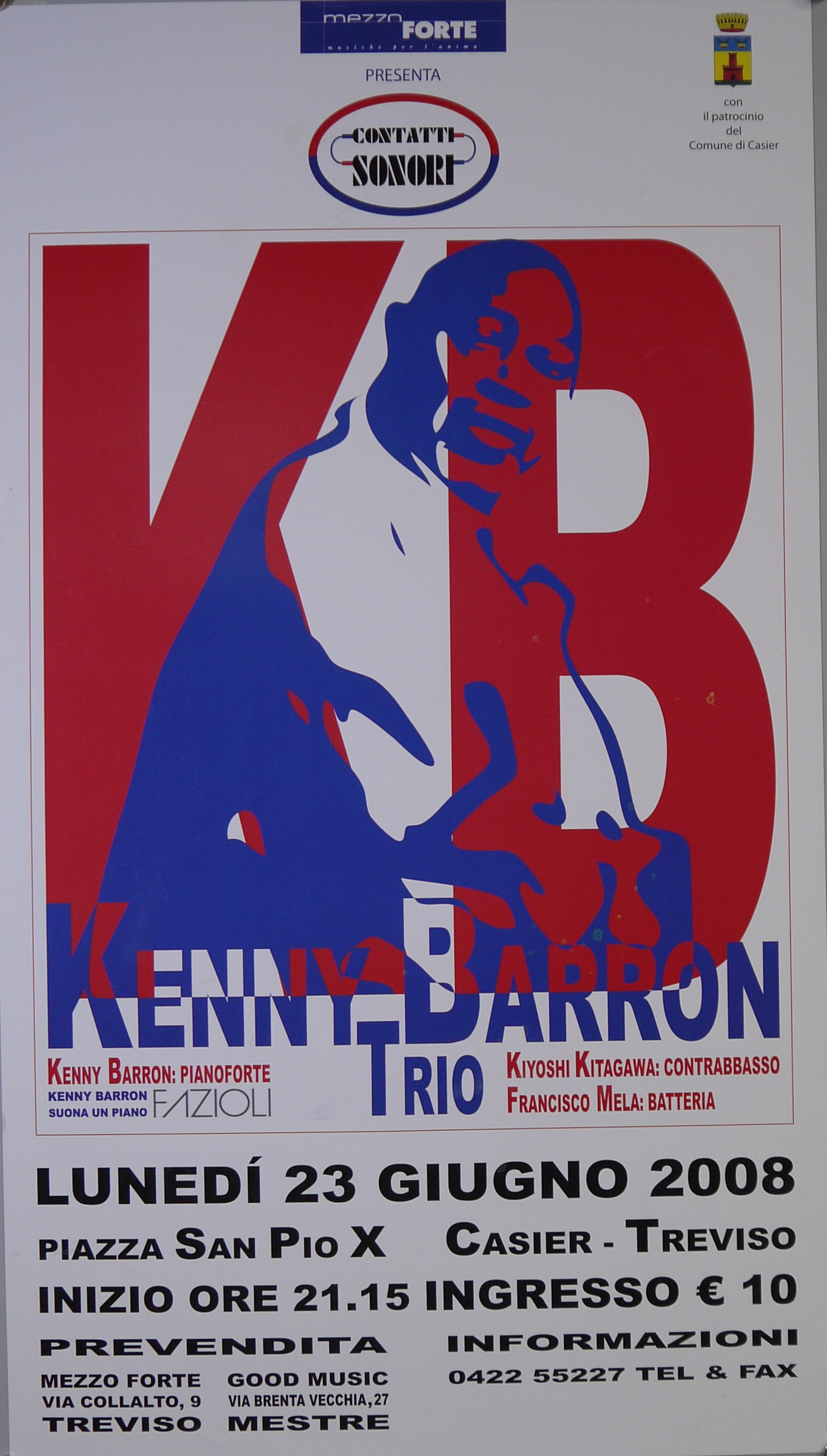 Ritratto di Kenny Barron in elaborazione grafica (locandina) - ambito veneto (inizio XXI)