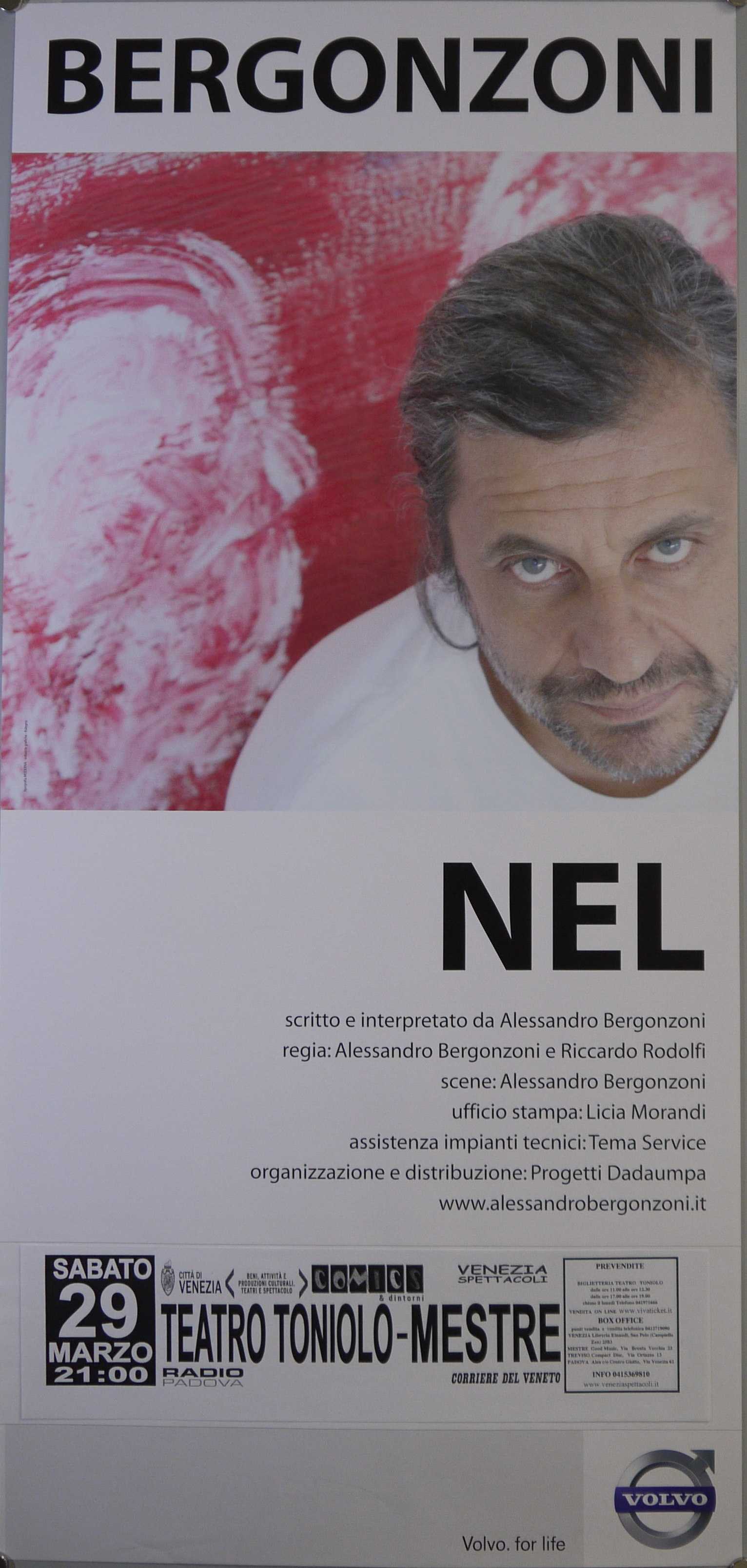 Ritratto fotografico di Alessandro Bergonzoni (locandina) (inizio XXI)