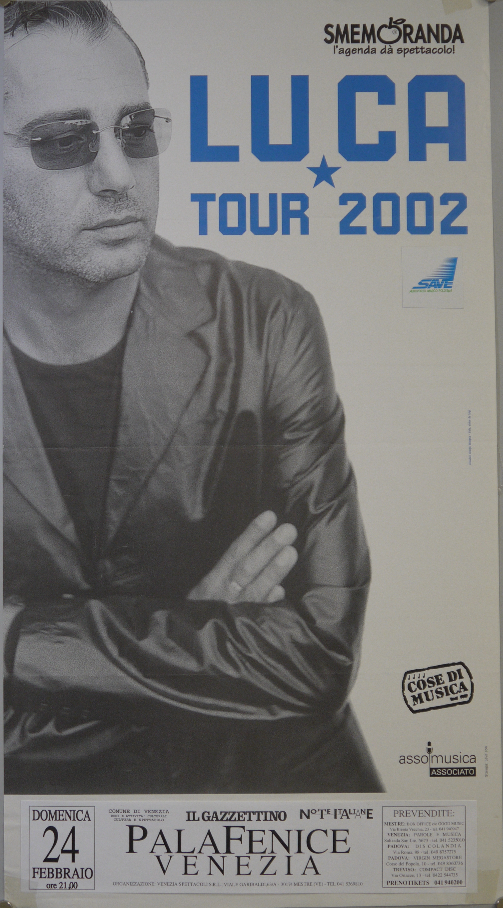 Ritratto fotografico di Luca Caroni (locandina) di De Luigi Chico - ambito italiano (inizio XXI)