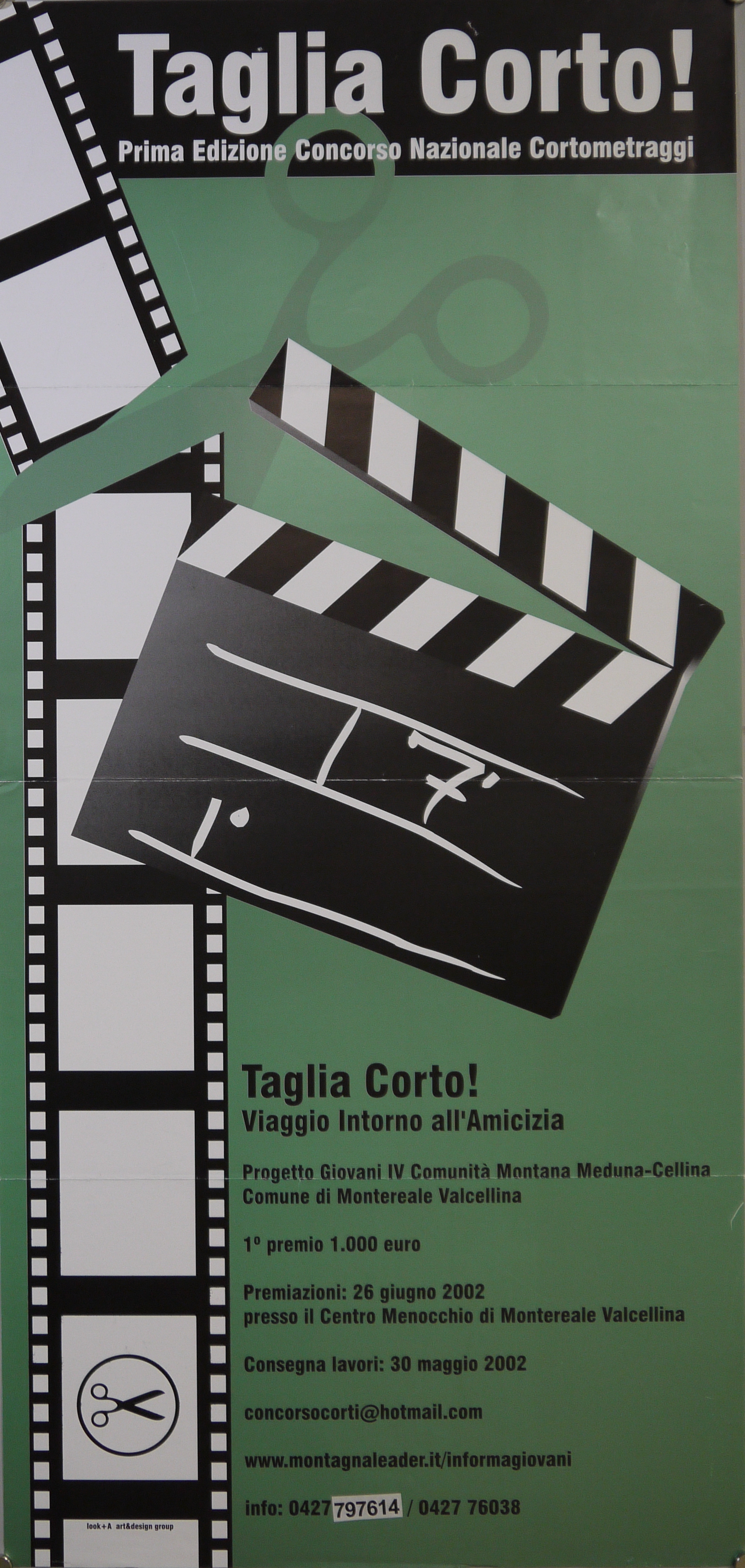 Pellicola cinematografica e ciak (manifesto) - ambito friulano (inizio XXI)