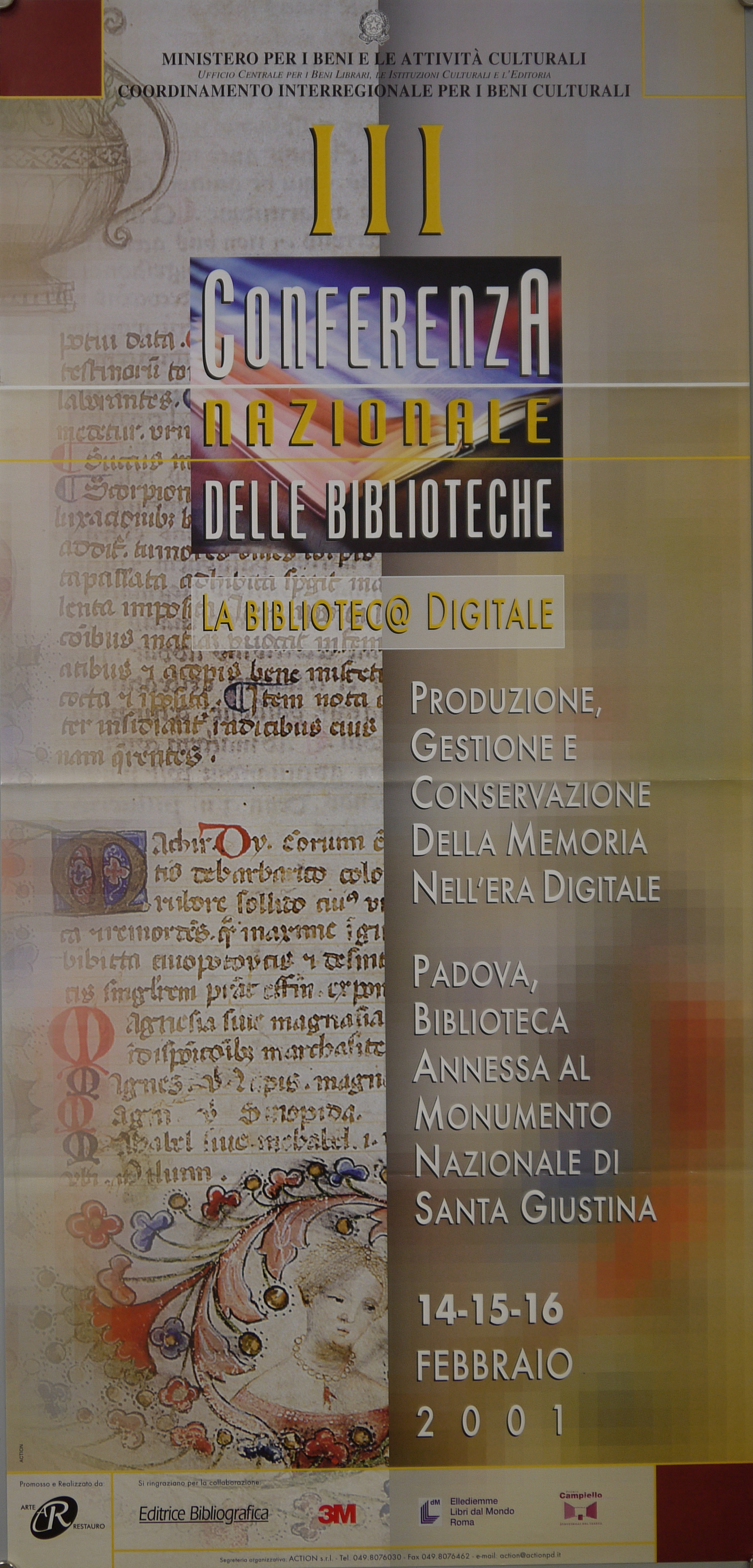 Pagina miniata dall'Offiziolo Visconti (manifesto) - ambito romano (inizio XXI)