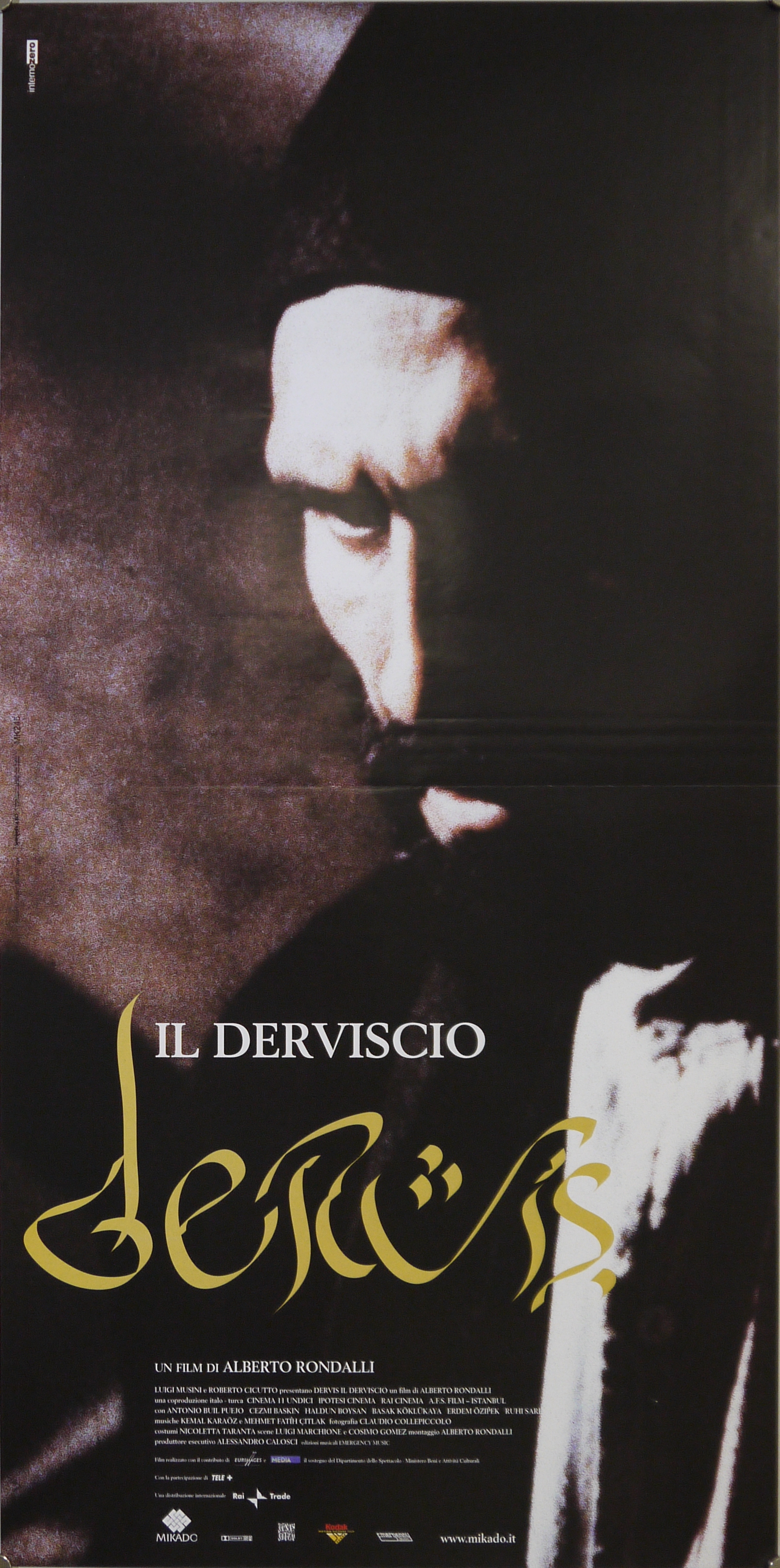Immagine b/n del derviscio Ahmed Nurettin (Antonio Buil Puejo) (locandina) di Internozero - ambito italiano (inizio XXI)