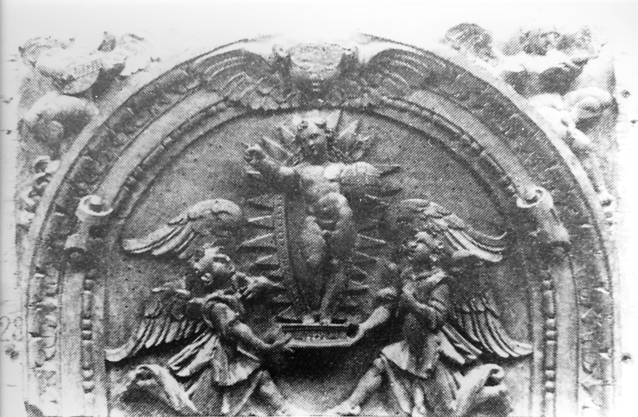 Gesù Bambino come Cristo Salvatore (rilievo, elemento d'insieme) - manifattura siciliana (sec. XVII)