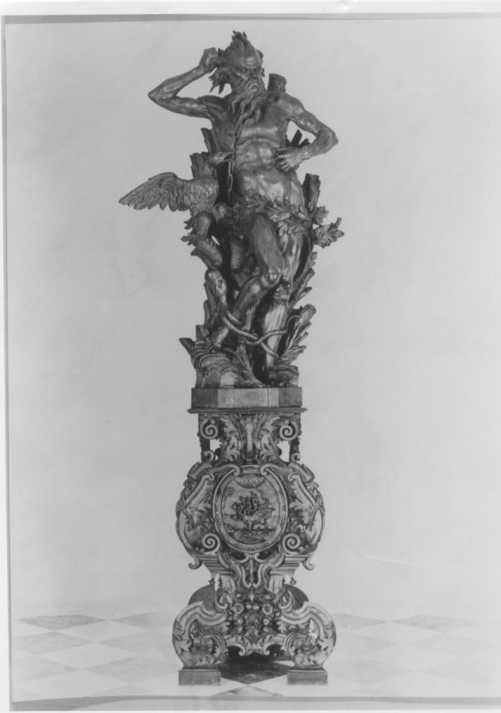 Allegorie Piloni, Tizio, Prometeo (scultura) di Brustolon Andrea (sec. XVIII)
