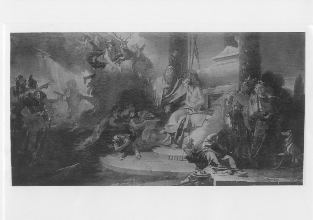 sacrificio di Ifigenia (dipinto) di Tiepolo Giovanni Battista (sec. XVIII)