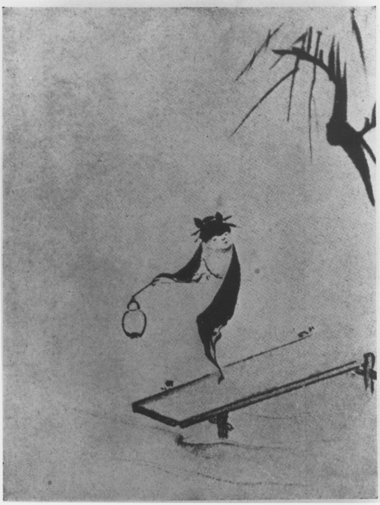 pipistrello (dipinto) - ambito giapponese (XIX d.C)