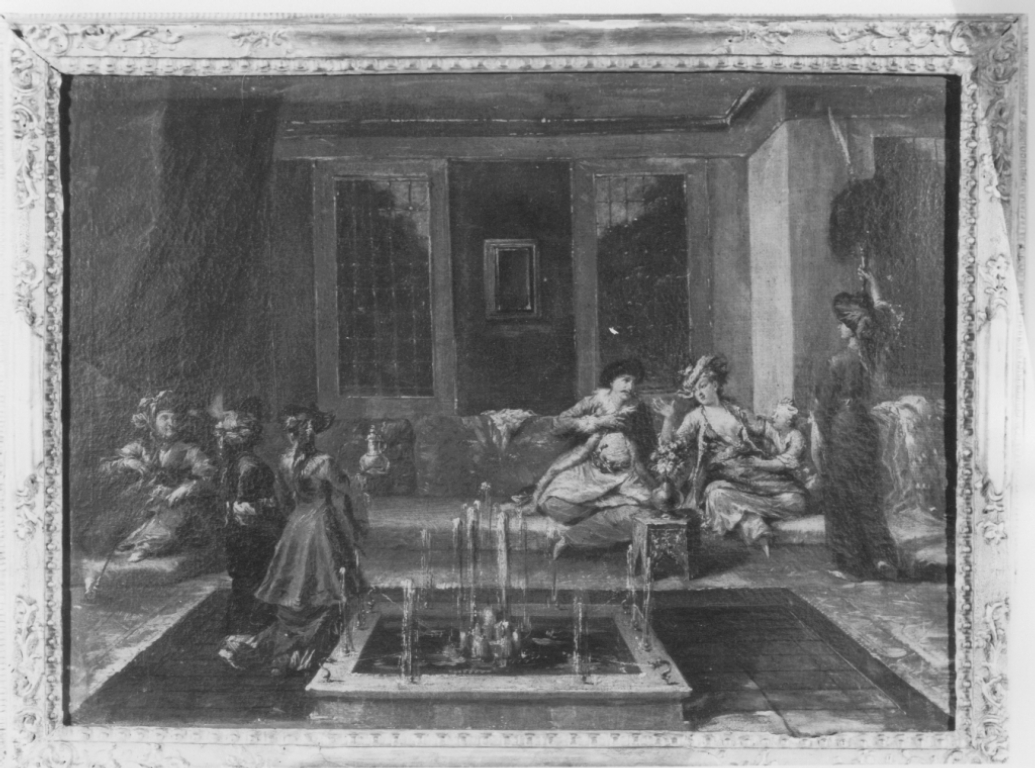 Donna a colloquio con un notabile armeno, Il sultano e la favorita (dipinto) di Giovanni Antonio Guardi (XVIII)